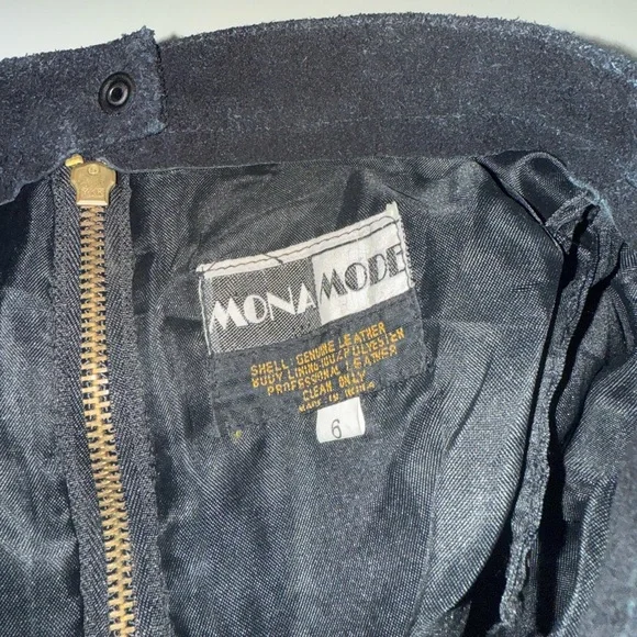 Vintage Genuine Suede Fringe Skirt - Picture 3 of 4